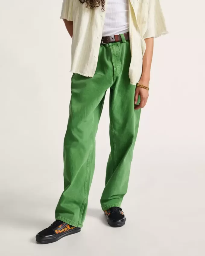 Pantaloni larghi in denim da carpentiere Drill Chore