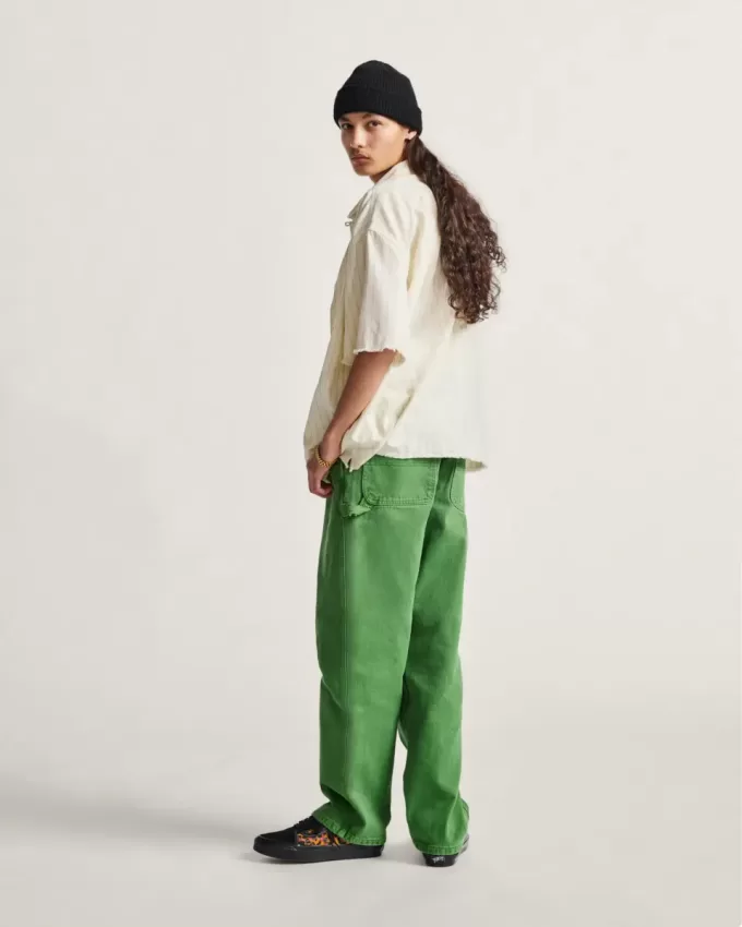 Pantaloni larghi in denim da carpentiere Drill Chore