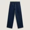 Pantaloni larghi in denim per bambini Check-5