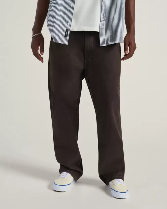 Pantaloni larghi in denim Skate Check-5