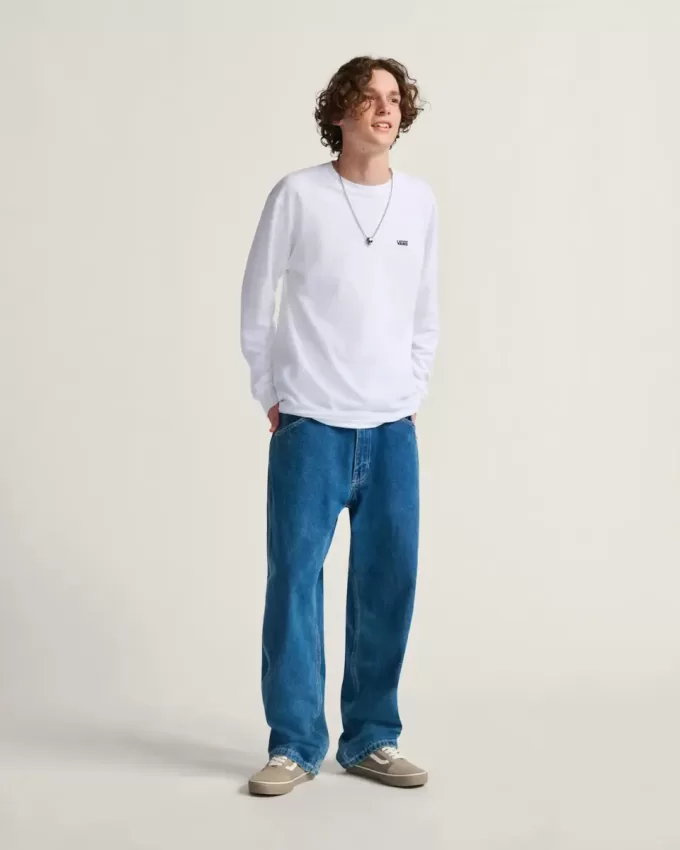 Pantaloni larghi in denim Skate Check-5