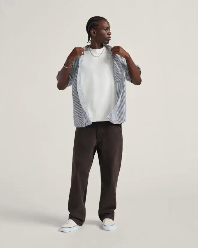 Pantaloni larghi in denim Skate Check-5