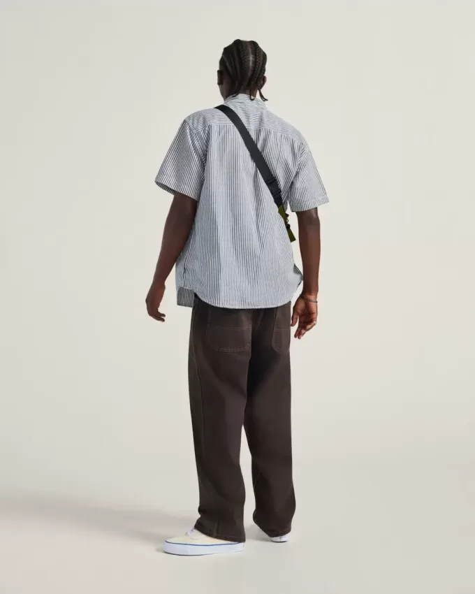 Pantaloni larghi in denim Skate Check-5