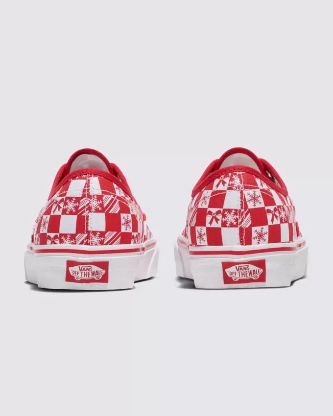 Scarpa a scacchiera natalizia autentica Customs