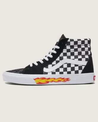 Scarpa a scacchiera Sk8-Hi personalizzata