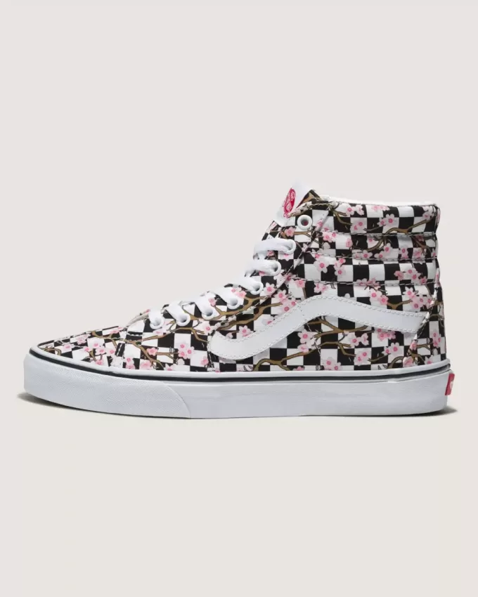 Scarpa a scacchiera Sk8-Hi personalizzata