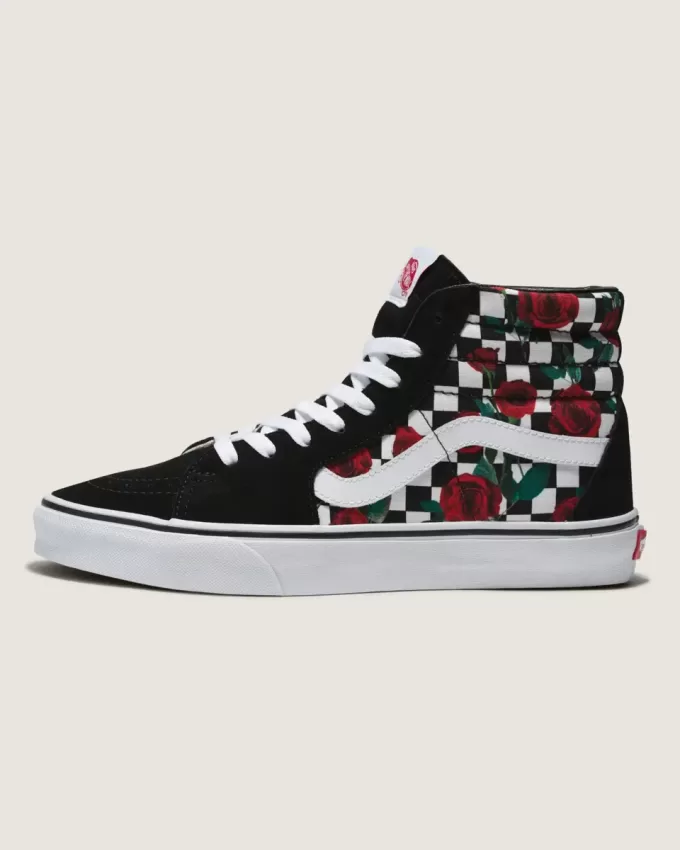 Scarpa a scacchiera Sk8-Hi personalizzata