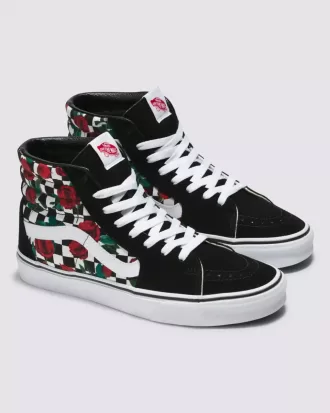 Scarpa a scacchiera Sk8-Hi personalizzata