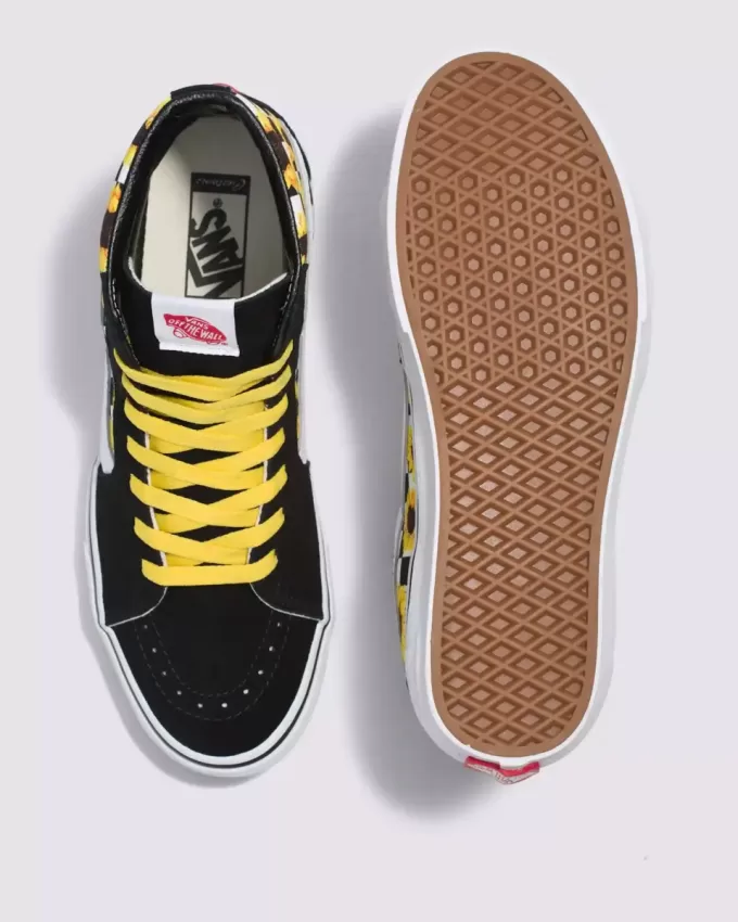 Scarpa a scacchiera Sk8-Hi personalizzata