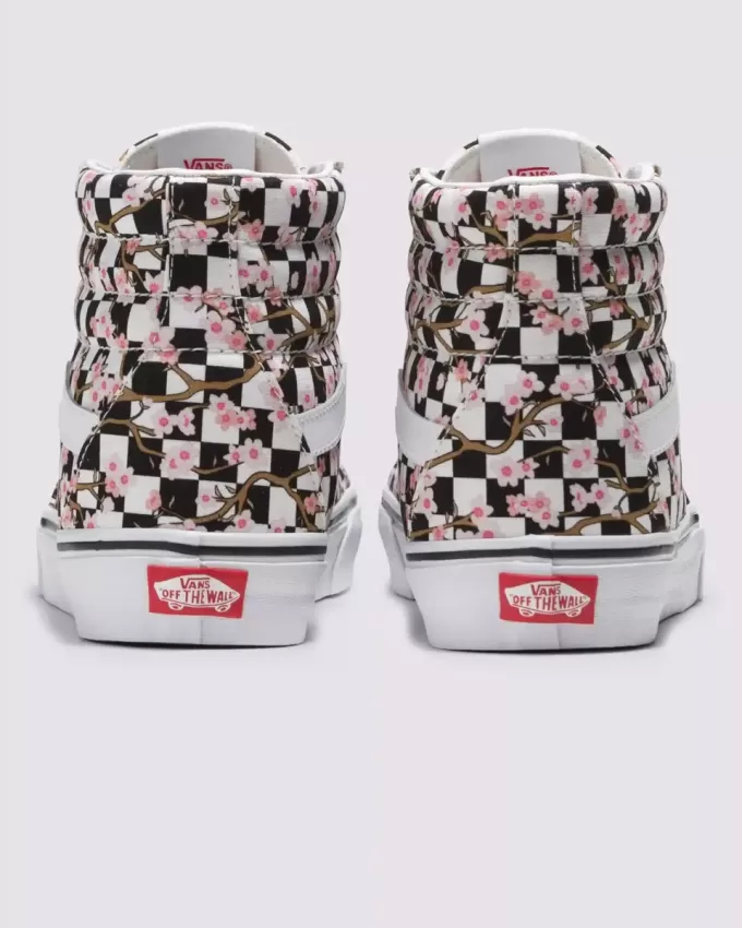 Scarpa a scacchiera Sk8-Hi personalizzata