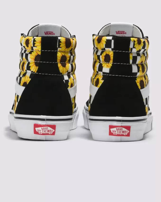 Scarpa a scacchiera Sk8-Hi personalizzata