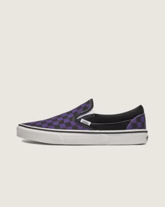 Scarpa classica slip-on a scacchi