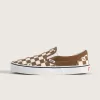 Scarpa classica slip-on a scacchi