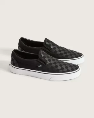 Scarpa classica slip-on a scacchi