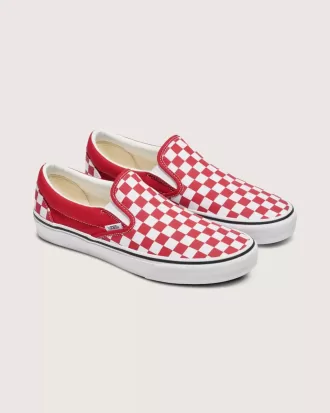 Scarpa classica slip-on a scacchi