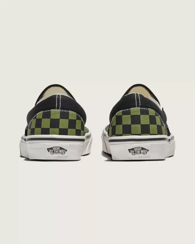 Scarpa classica slip-on a scacchi