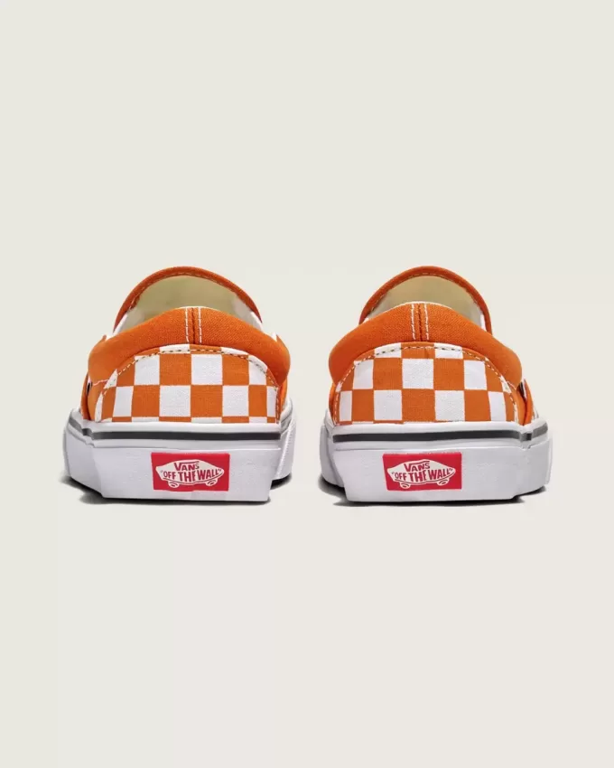 Scarpa classica slip-on a scacchi