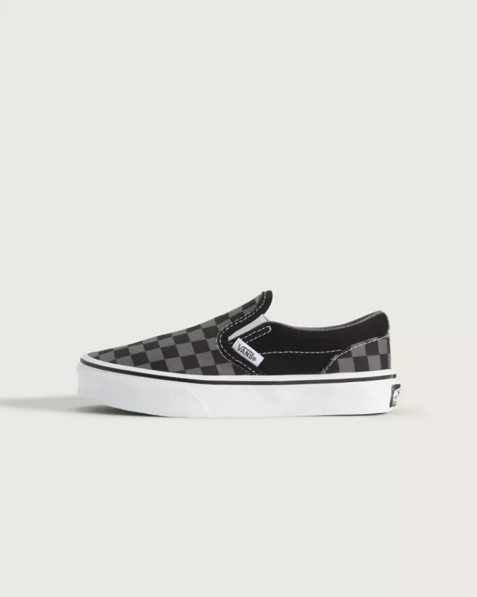 Scarpa classica slip-on a scacchi per bambini