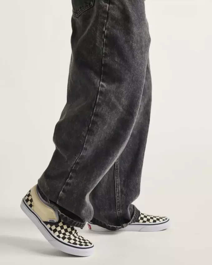 Scarpa classica slip-on a scacchi per bambini