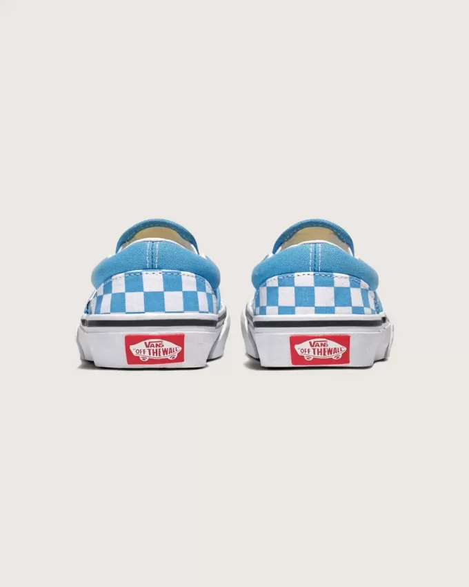 Scarpa classica slip-on a scacchi per bambini