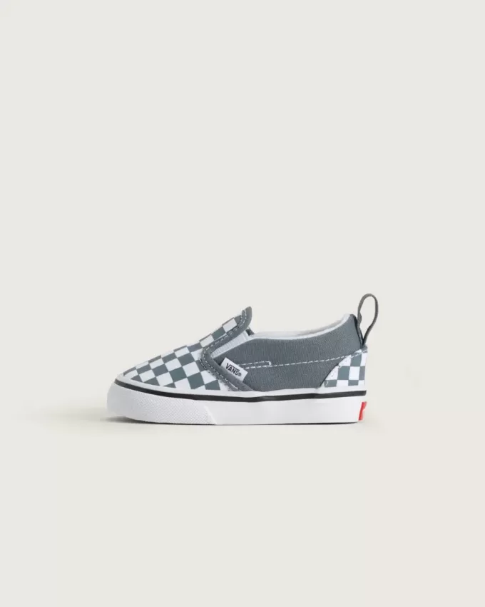 Scarpa classica slip-on a scacchiera per bambini