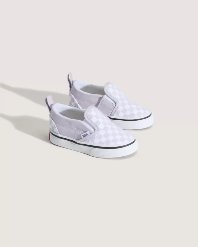 Scarpa classica slip-on a scacchiera per bambini
