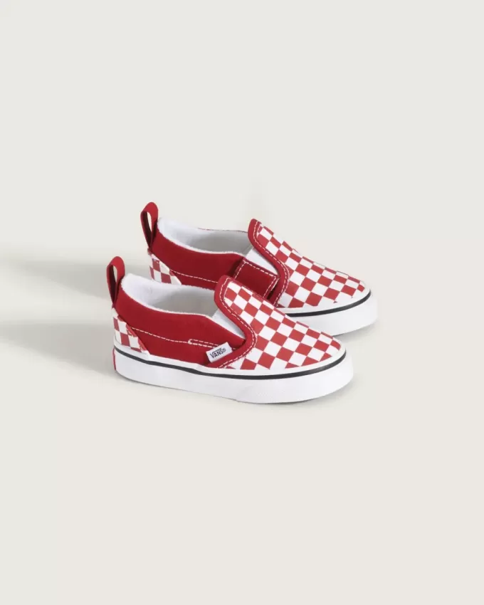 Scarpa classica slip-on a scacchiera per bambini