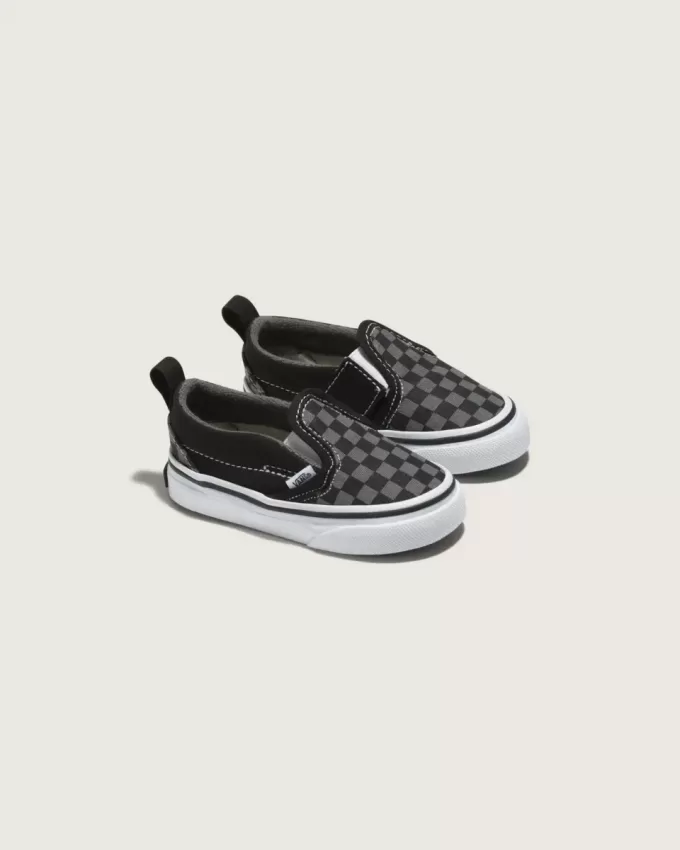 Scarpa classica slip-on a scacchiera per bambini