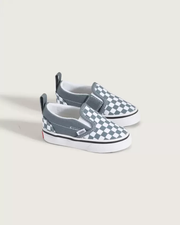 Scarpa classica slip-on a scacchiera per bambini
