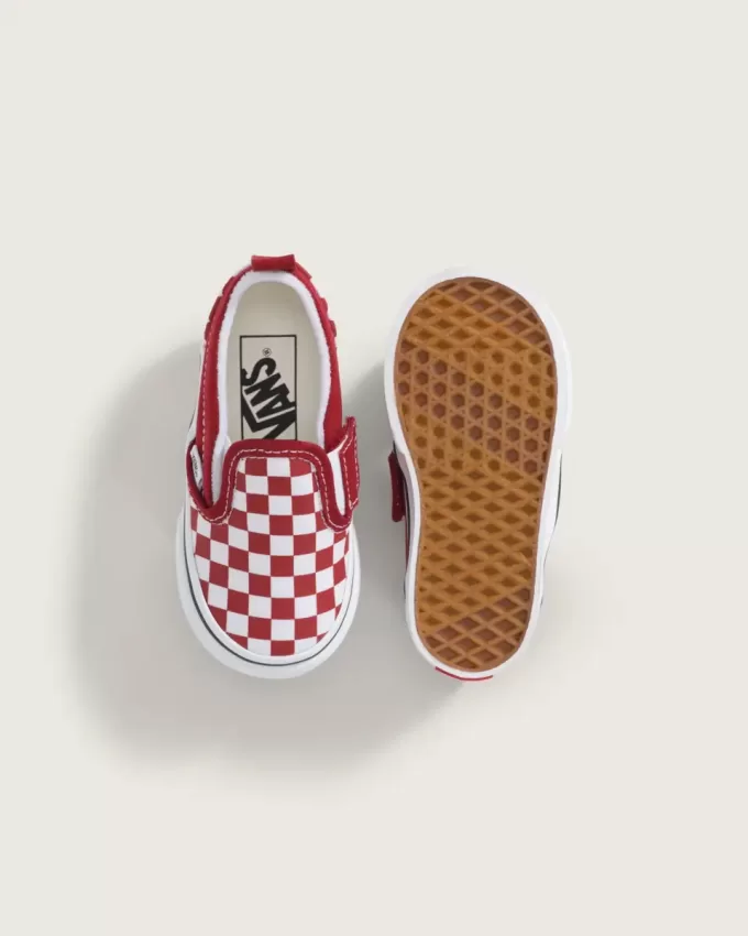 Scarpa classica slip-on a scacchiera per bambini