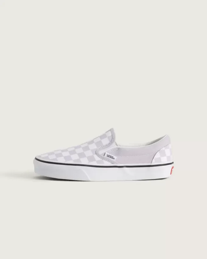 Scarpa classica slip-on a scacchiera per bambini grandi