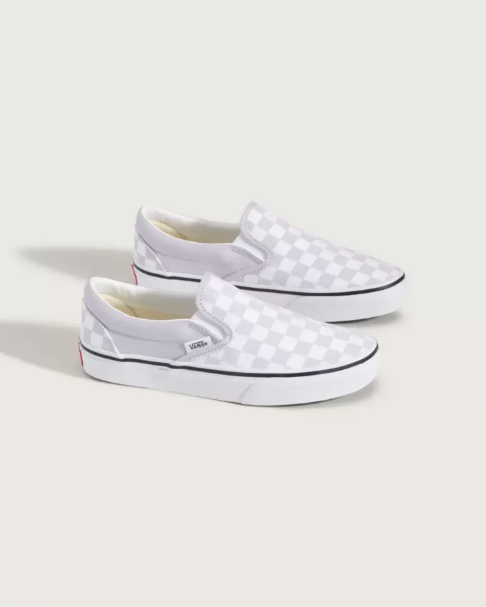 Scarpa classica slip-on a scacchiera per bambini grandi