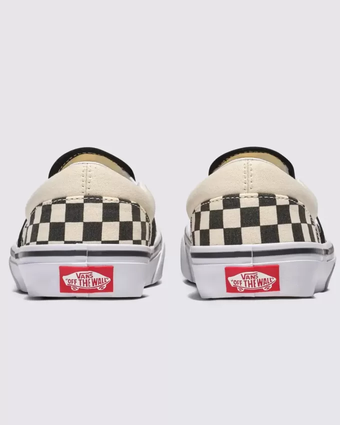 Scarpa classica slip-on a scacchiera per bambini grandi