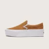 Scarpa classica slip-on con plateau