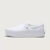 Scarpa classica slip-on con plateau