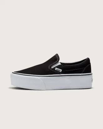 Scarpa classica slip-on con plateau