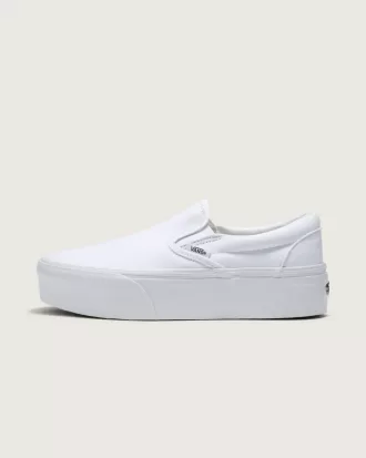 Scarpa classica slip-on con plateau
