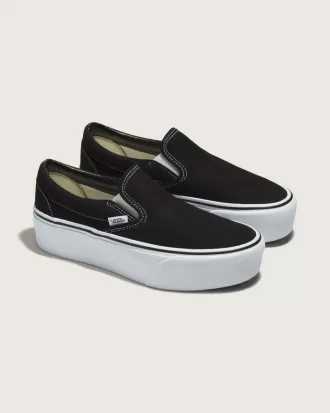 Scarpa classica slip-on con plateau