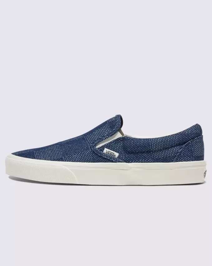 Scarpa classica slip-on in denim