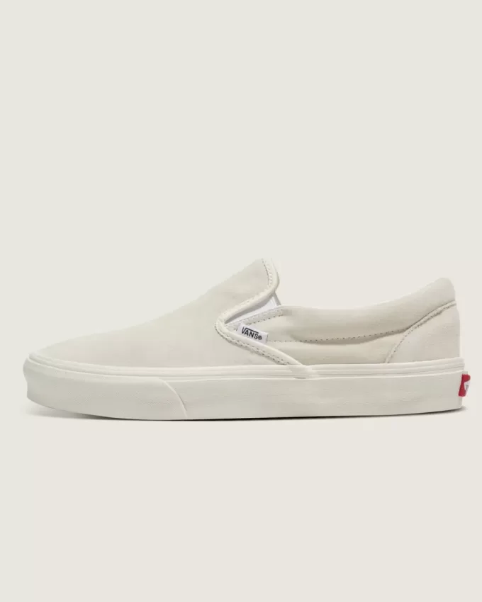 Scarpa classica slip-on in pelle scamosciata Customs