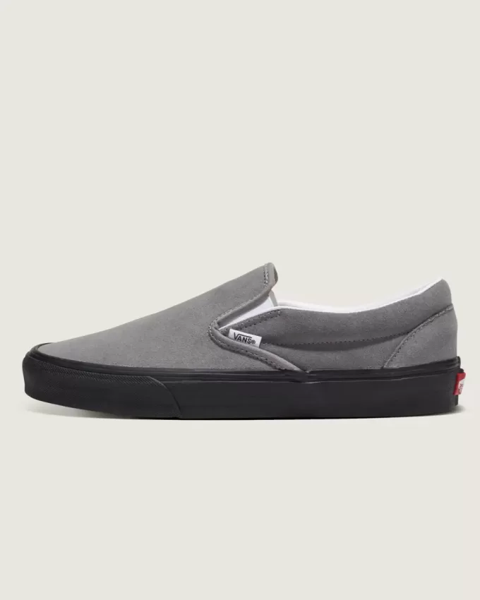 Scarpa classica slip-on in pelle scamosciata Customs