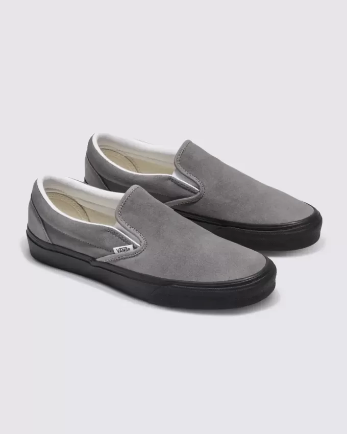 Scarpa classica slip-on in pelle scamosciata Customs