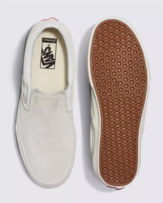 Scarpa classica slip-on in pelle scamosciata Customs