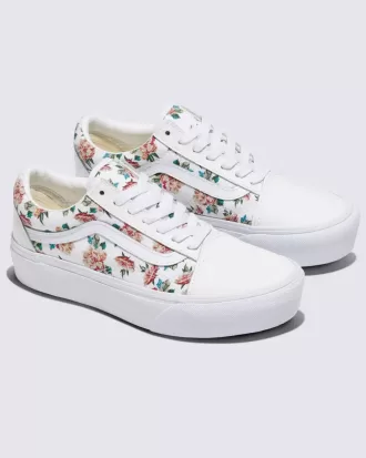 Scarpa con plateau Old Skool personalizzata