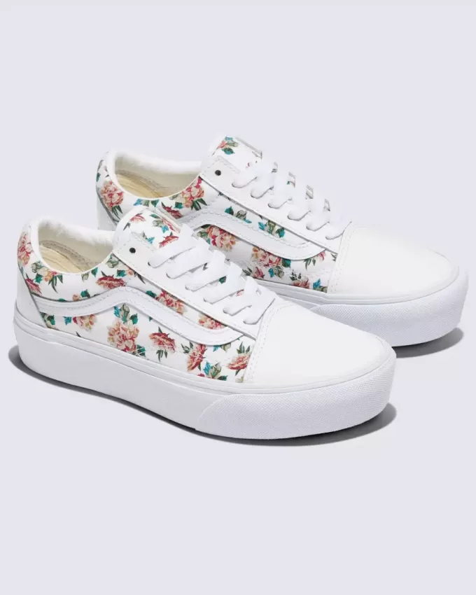 Scarpa con plateau Old Skool personalizzata