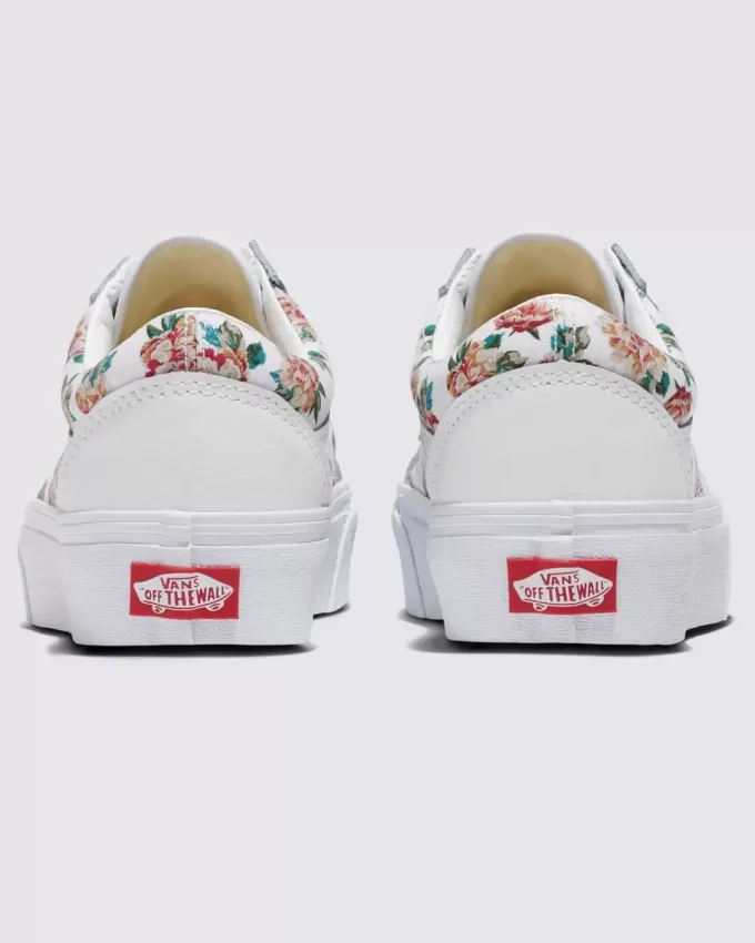 Scarpa con plateau Old Skool personalizzata