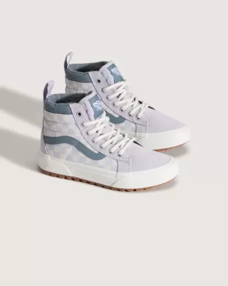 Scarpa da bambino Sk8-Hi resistente all’acqua a scacchiera