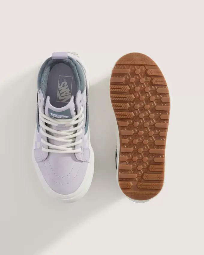 Scarpa da bambino Sk8-Hi resistente all’acqua a scacchiera