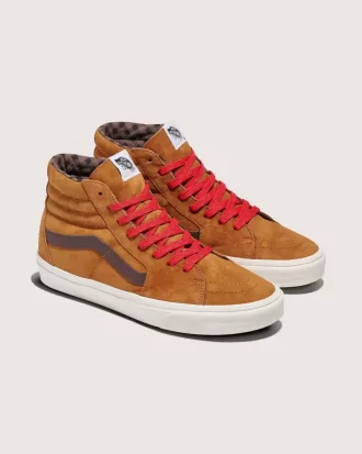 Scarpa in pelle scamosciata Sk8-Hi