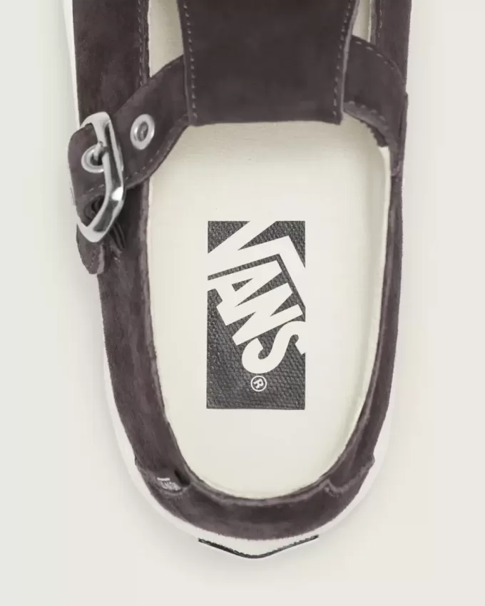 Scarpa Mary Jane in pelle scamosciata di alta qualità